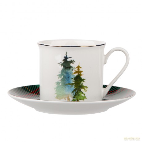 Winter Forest Filiżanka Ze Spodkiem Nbc 200 Ml w Opasce