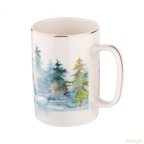 Winter Forest Kubek Prosty Nbc 300 Ml Dek. Las