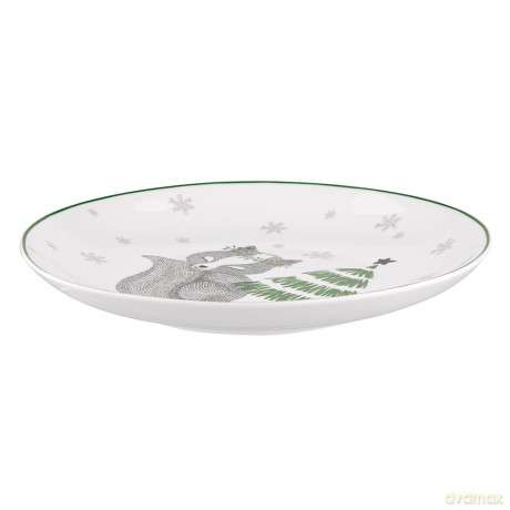 Winter Friends Talerz Deserowy Nbc 21 cm Dek. Lisek