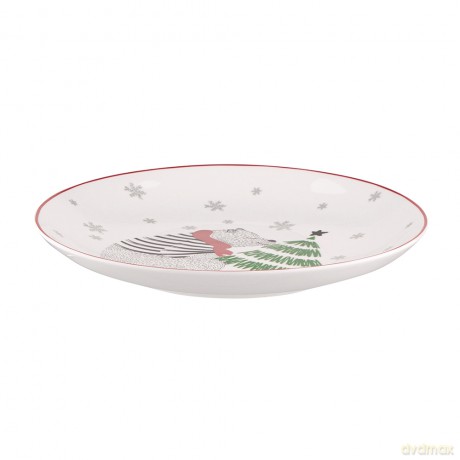 Winter Friends Talerz Deserowy Nbc 21 cm Dek. Niedźwiadek