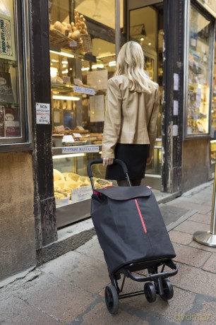 Wózek Na Zakupy 30kg/50l. Twin New Niebieski 4 Kółka