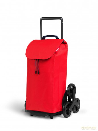 Wózek Na Zakupy 30kg/52l. Tris New Czerwony 6 Kółek