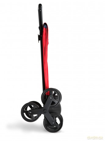 Wózek Na Zakupy 30kg/52l. Tris New Czerwony 6 Kółek