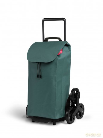 Wózek Na Zakupy 30kg/52l. Tris New Zielony 6 Kółek