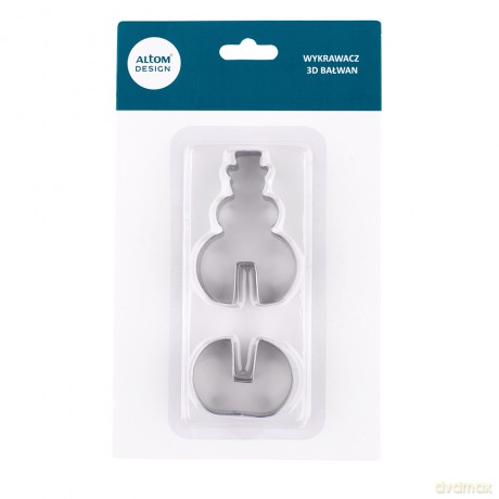 Wykrawacz 3d Bałwan 8x5,5x2,5 cm (Altomdesign)