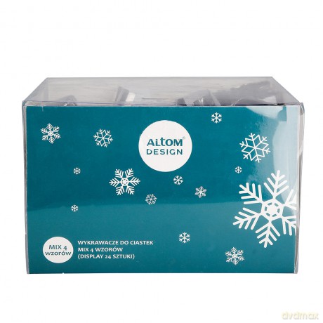 Wykrawacz Do Ciastek Mix 4 Wzorów (Display 24 Sztuki)