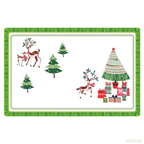 Xmas Tree Mata Stołowa 28x43 cm