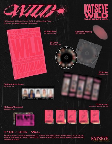 Katseye: Wild (Wild Heart Ver.) [CD]