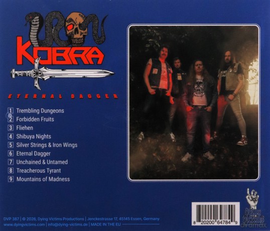 Iron Kobra: Eternal Dagger [CD]