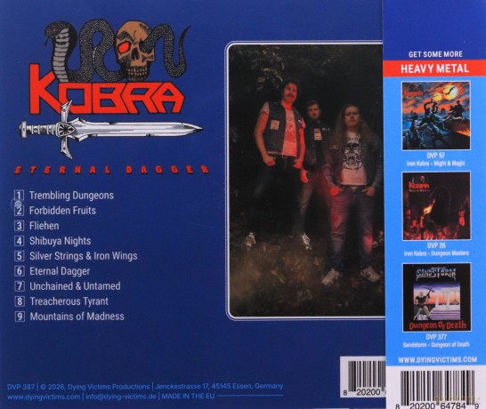 Iron Kobra: Eternal Dagger [CD]