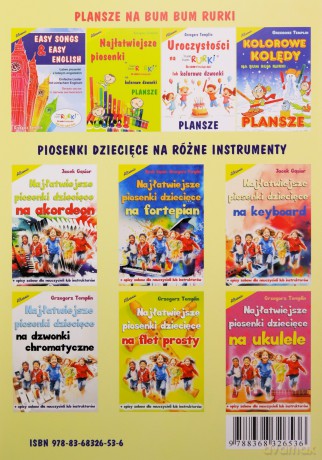 Bum Bum Rurki - Najłatwiejsze piosenki 2 - Plansze [KSIĄŻKA]