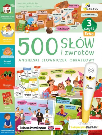 500 słów i zwrotów EXTRA. Angielski słowniczek... - Marta Bielecka, Beata Żurawska [KSIĄŻKA]