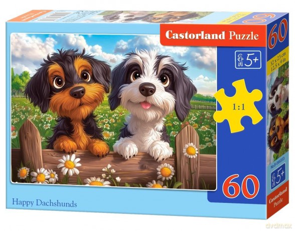 CASTORLAND 60 el. Happy Duchhunds [PUZZLE]