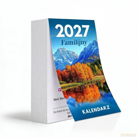 Kalendarz 2027 B7 zdzierak Familijny [KALENDARZ]