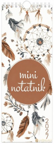 Kalendarz 2027 notatnikowy 33x12,5cm Boho [KALENDARZ]