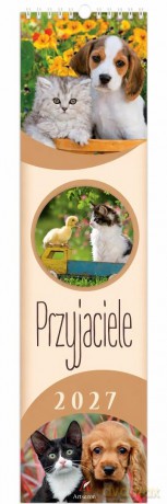Kalendarz 2027 paskowy Przyjaciele [KALENDARZ]