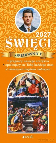 Kalendarz 2027 zdzierak Święci orędownicy [KALENDARZ]