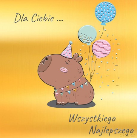 Karnet KW Kapibara dla ciebie