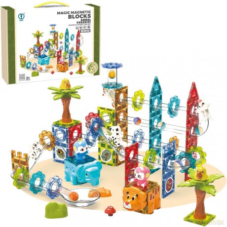 Klocki magnetyczne tor 151el [KLOCKI]
