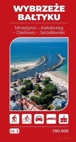 Mapa turystyczna - Wybrzeże Bałtyku cz.2 Mrzeżyno [KSIĄŻKA]