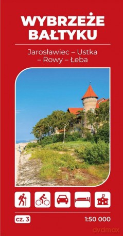 Mapa turystyczna - Wybrzeże Bałtyku cz.3 [KSIĄŻKA]