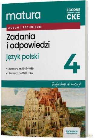 Matura Testy czwartoklasisty Język polski Zadania [KSIĄŻKA]