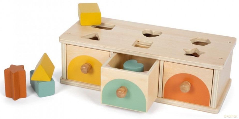 Montessori sorter kształtów i kolorów