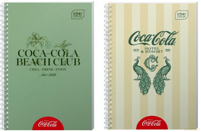 Notes na spirali 80K kratka Coca Cola (10szt)