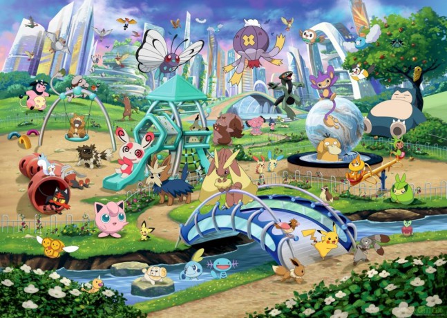 RAVENSBURGER 2D 1000 el. Pokemon [PUZZLE]