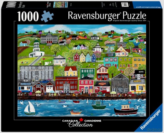 RAVENSBURGER 2D 1000 el. Port Halifax [PUZZLE]