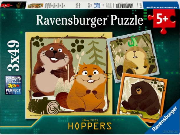 RAVENSBURGER 2D 3x49 el. Hoppers [PUZZLE]