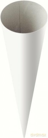Rożek tyta pierwszoklasisty biały 70cm