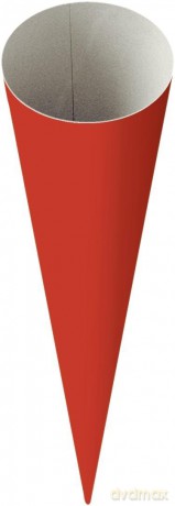 Rożek tyta pierwszoklasisty czerwony 70cm