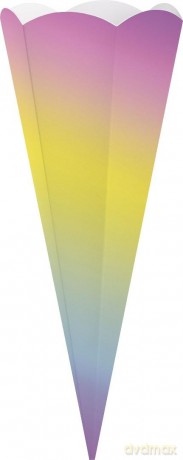 Rożek tyta pierwszoklasisty sześciokątny 69cm
