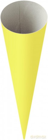 Rożek tyta pierwszoklasisty żółty 70cm