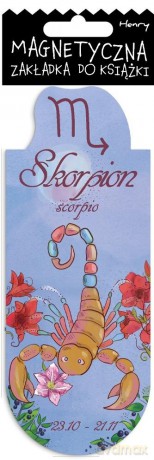 Zakładka magnetyczna owal Skorpion