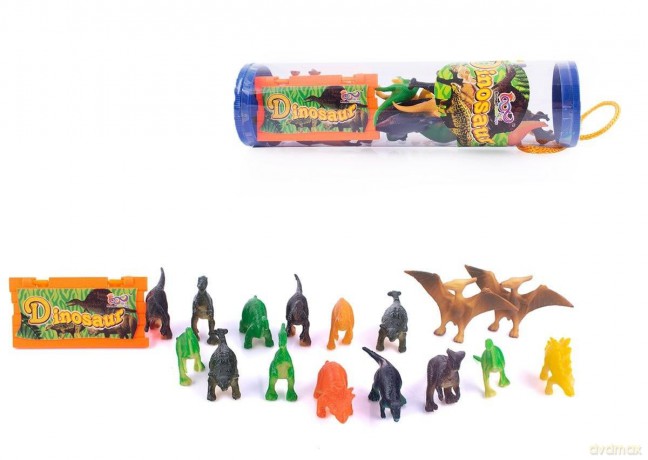 Zestaw figurek dinozaury w tubie [FIGURKA]