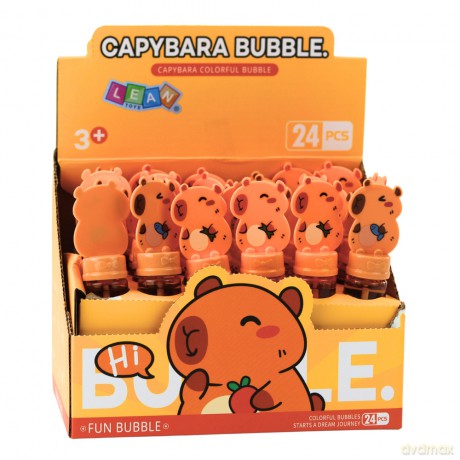Bańki Mydlane Kapibara 3 Otwory Do Baniek 35 ml Mix