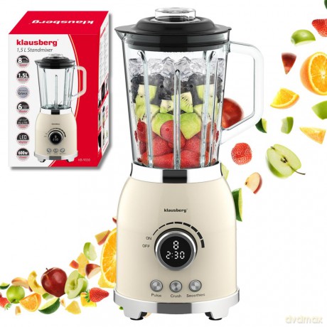 Blender kielichowy, wyświetlacz led,smoothie mikser kruszy lód,1,5l