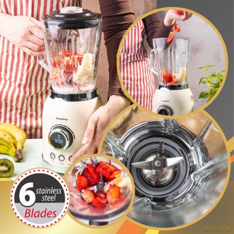 Blender kielichowy, wyświetlacz led,smoothie mikser kruszy lód,1,5l
