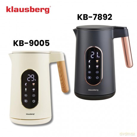 Czajnik elektryczny, 1,7l, led dotykowy, regulacja temperatury, klausberg