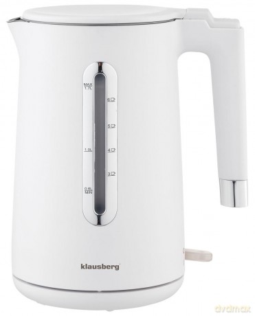 Czajnik elektryczny, biały, 1,7l, klausberg, kb-7890