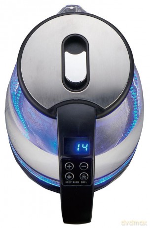 Czajnik elektryczny, szklany, z led, 1,8l, klausberg, kb-7887
