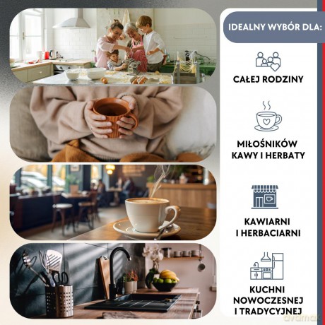 Czajnik stalowy 2,5 l czarny mat z uchwytem soft-touch, klausberg kb-7952