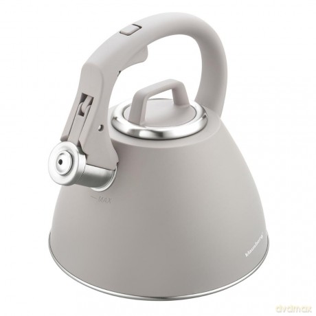Czajnik stalowy 2,5 l w kolorze szary, klausberg kb-7953