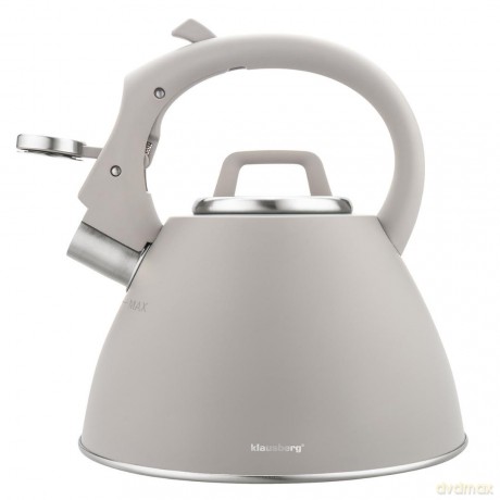 Czajnik stalowy 2,5 l w kolorze szary, klausberg kb-7953