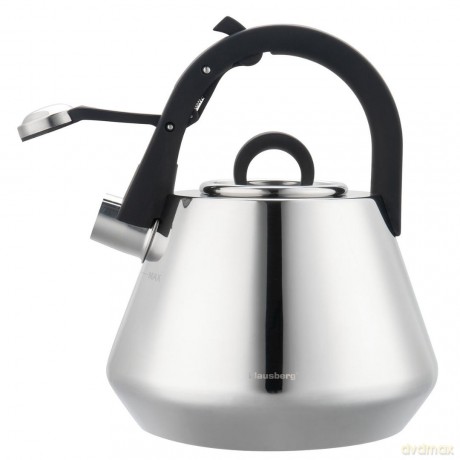 Czajnik stalowy z gwizdkiem 2,5 l połysk, indukcja, klausberg kb-7947