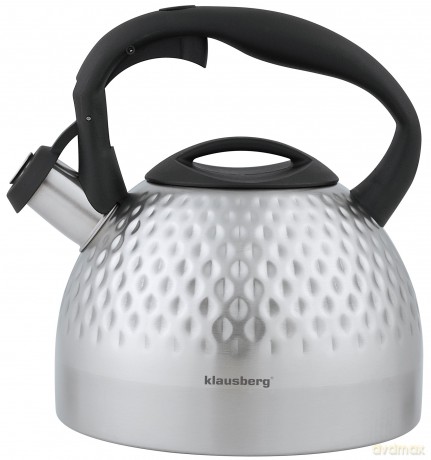 Czajnik, stal, 3l, srebny klausberg