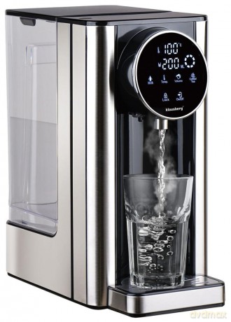 Dozownik gorącej wody, dyspenser, dotykowy panel led, regulacja temperatury i objętości, 2,7l, klausberg, kb-7880