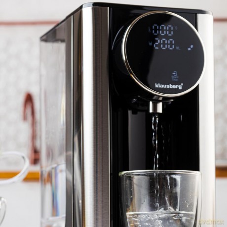 Dozownik gorącej wody, dyspenser, dotykowy panel led, regulacja temperatury i objętości, 2,7l, klausberg, kb-7880